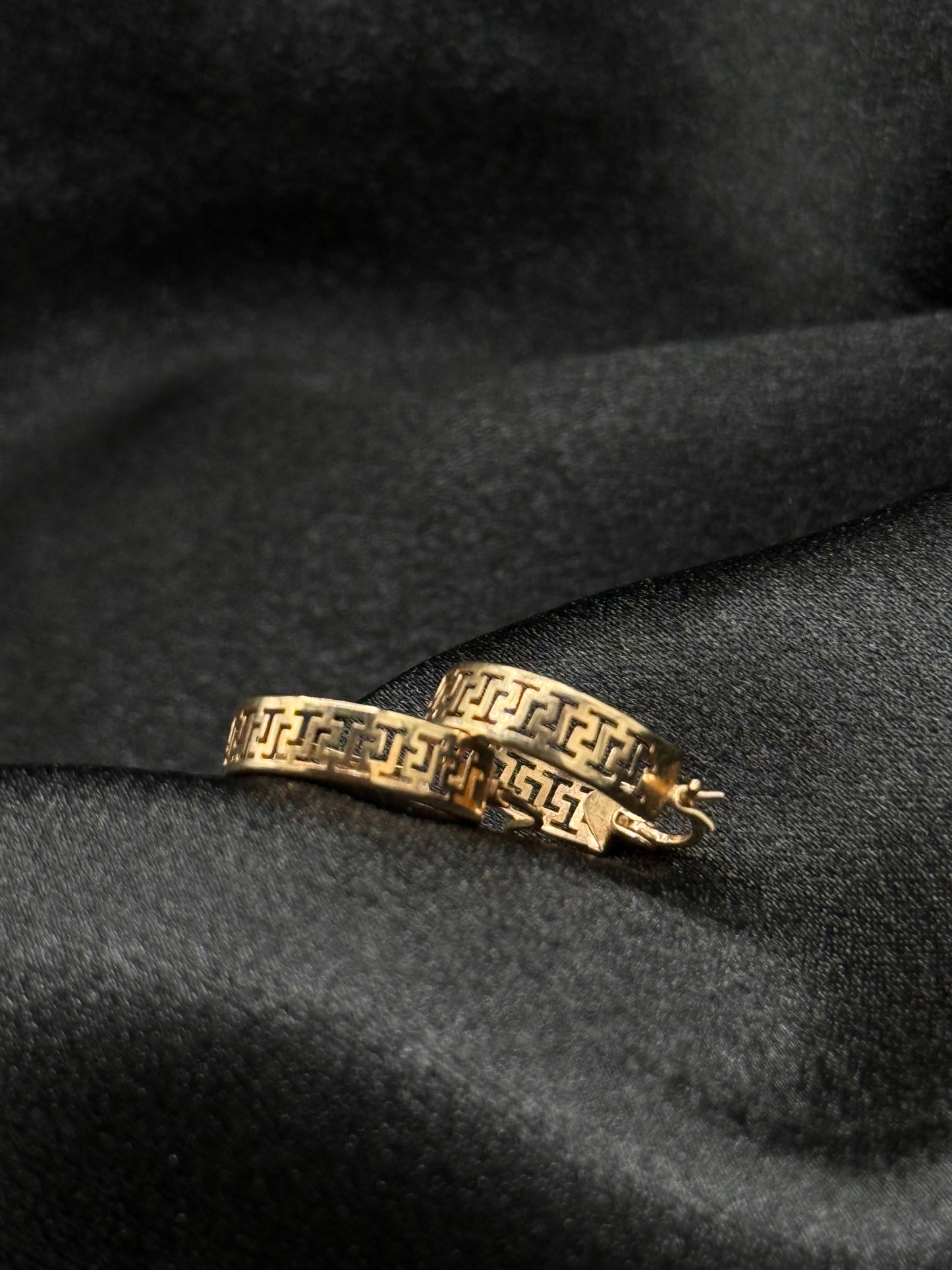 Golden Labyrinth Earrings