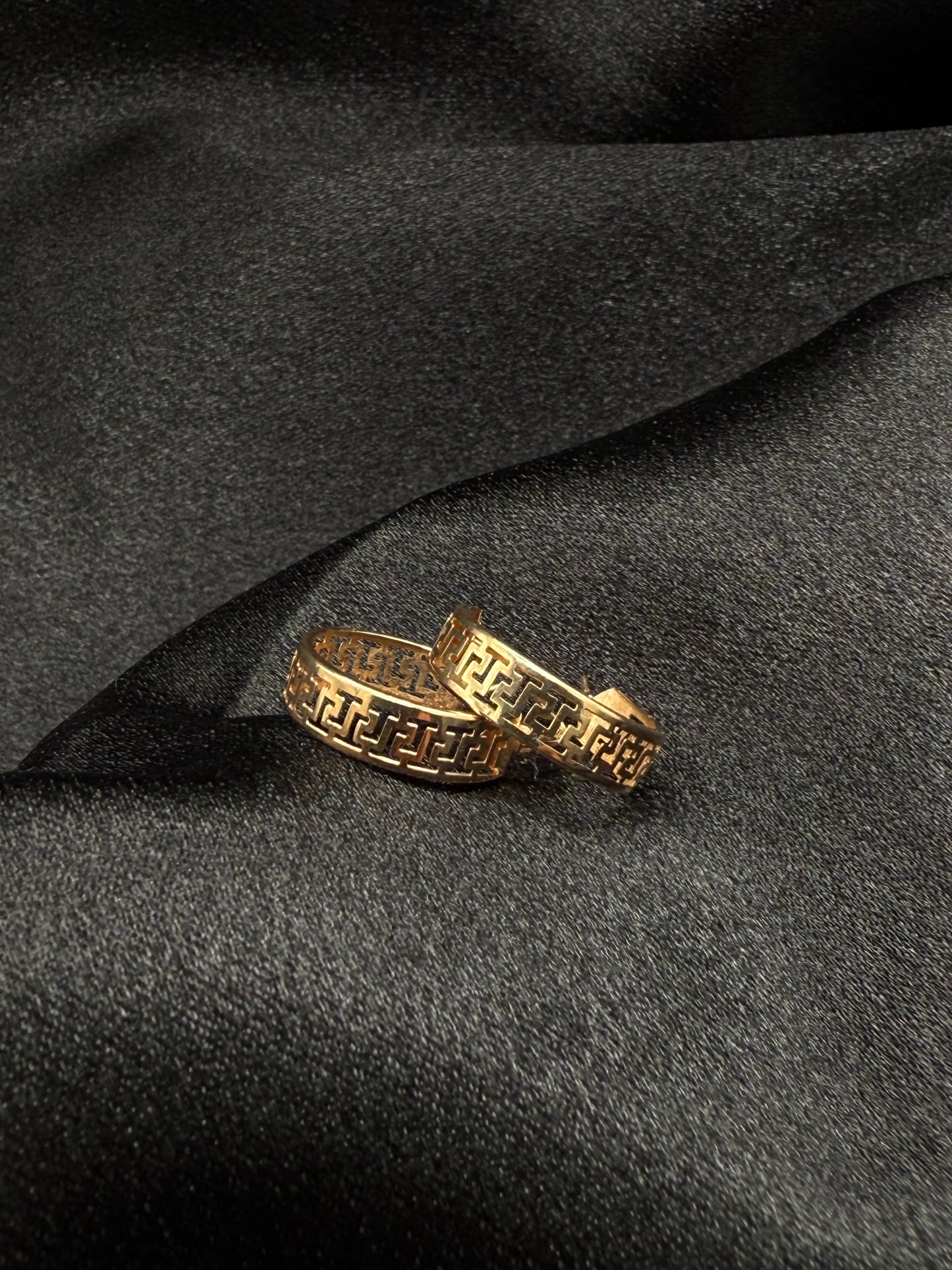 Golden Labyrinth Earrings