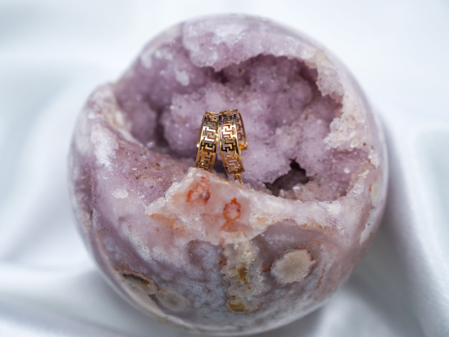 Golden Labyrinth Earrings