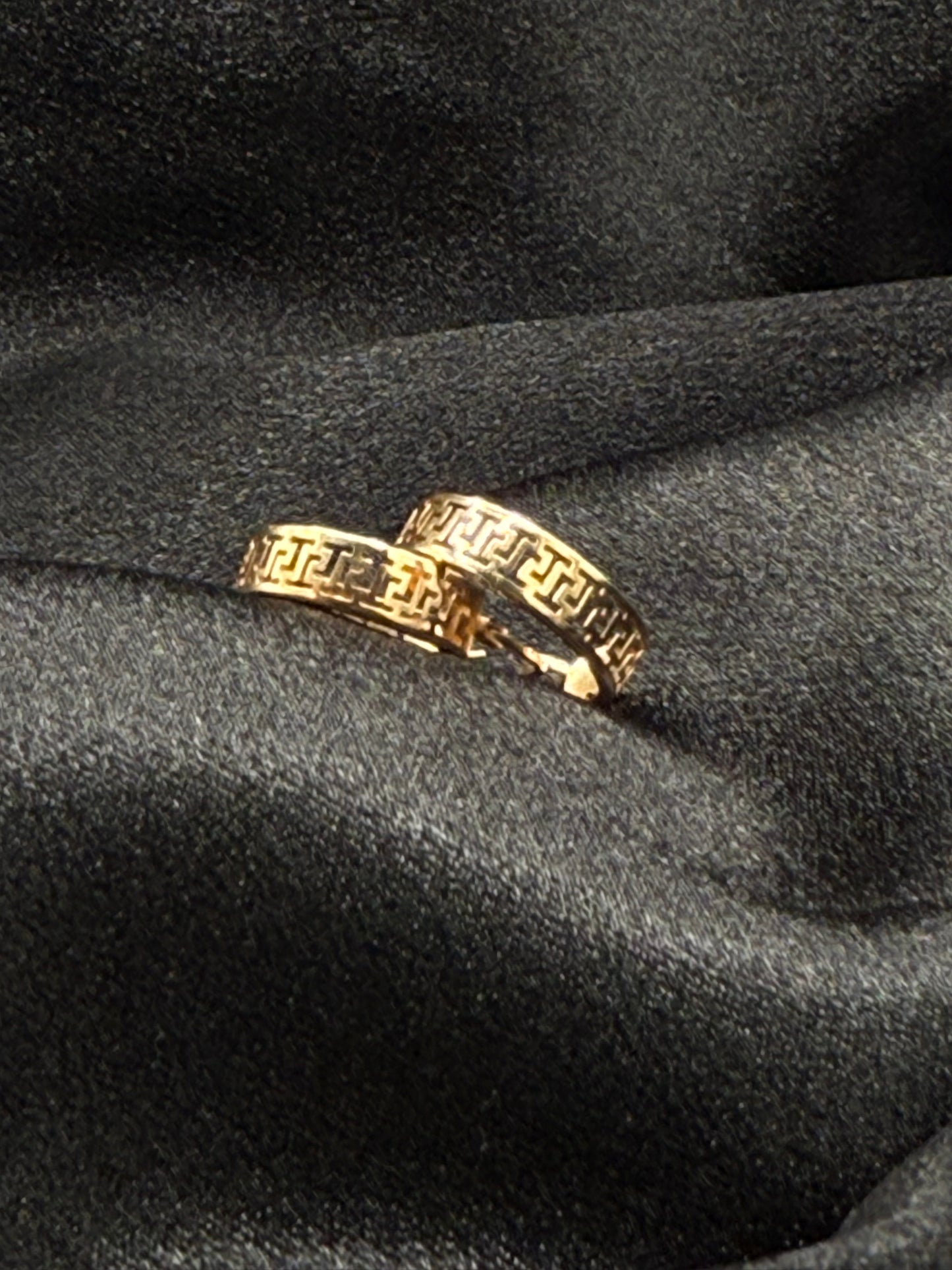 Golden Labyrinth Earrings