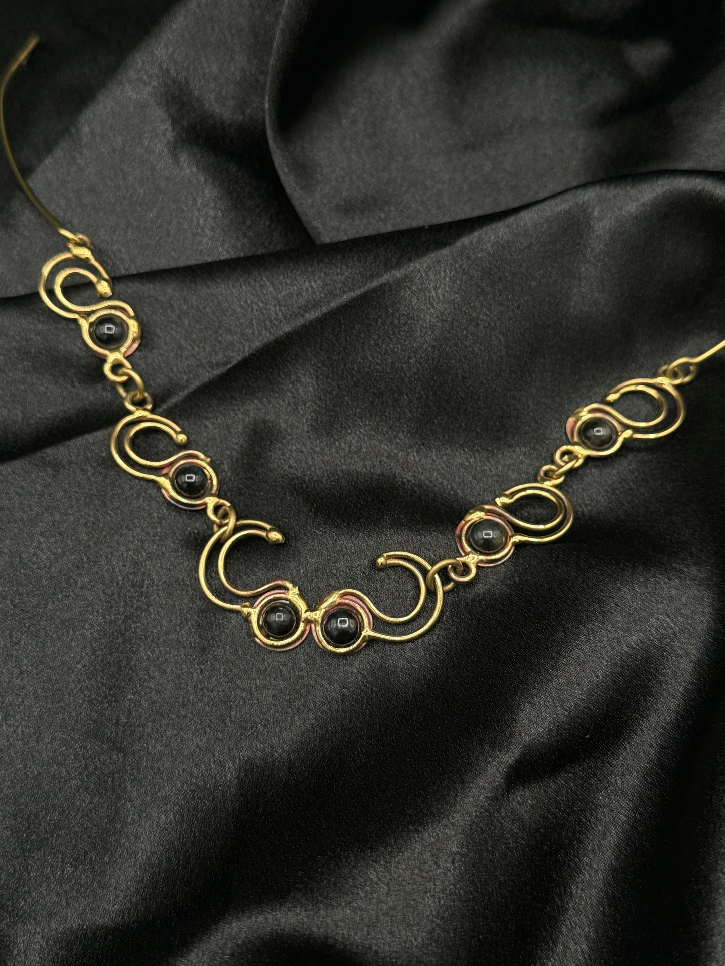 Eclipse Script Necklace