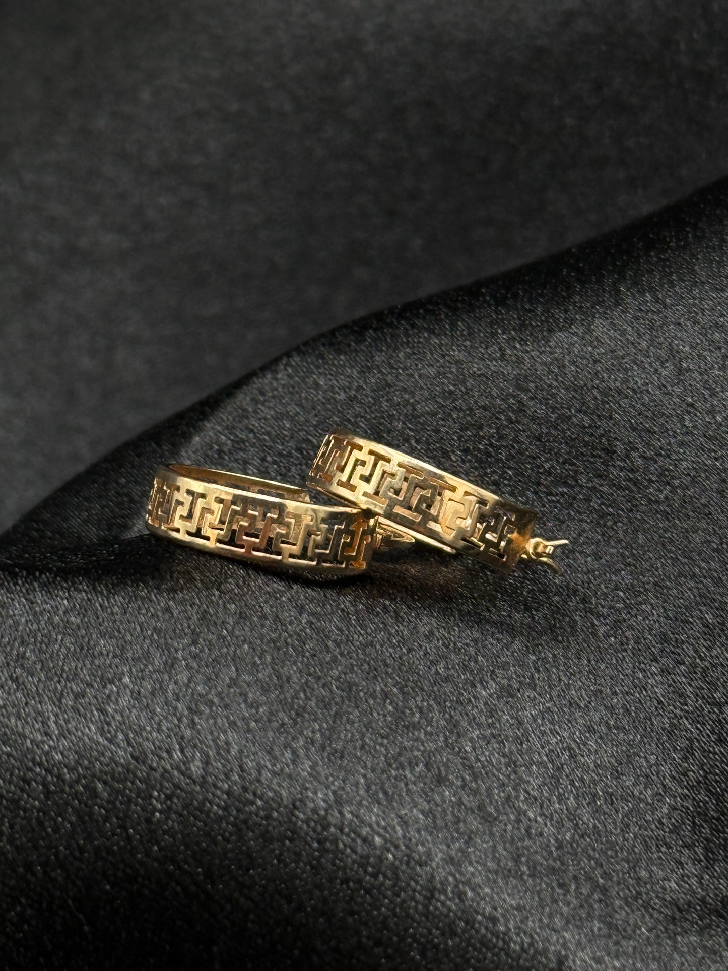 Golden Labyrinth Earrings