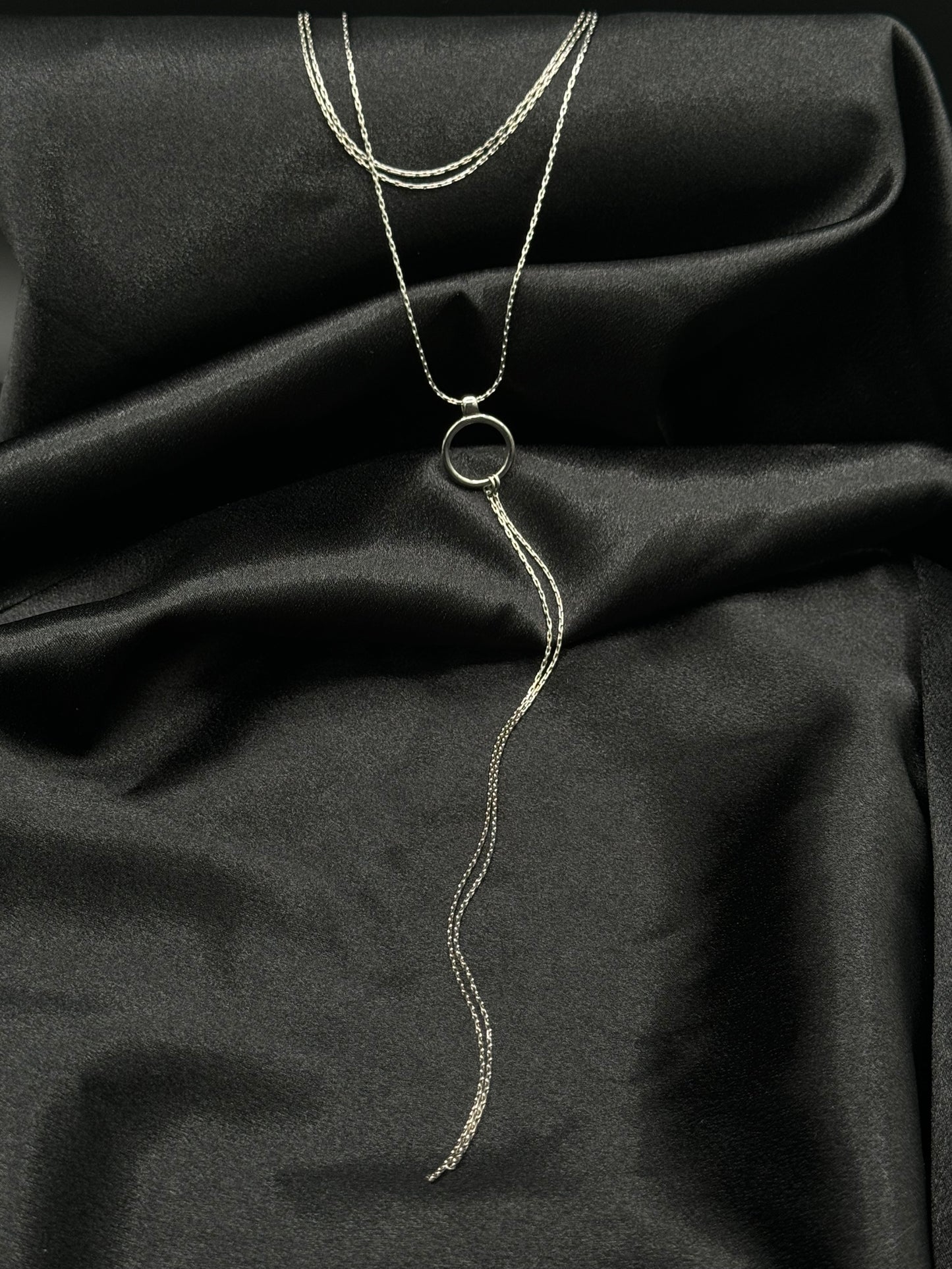 Silver Eclipse Necklace