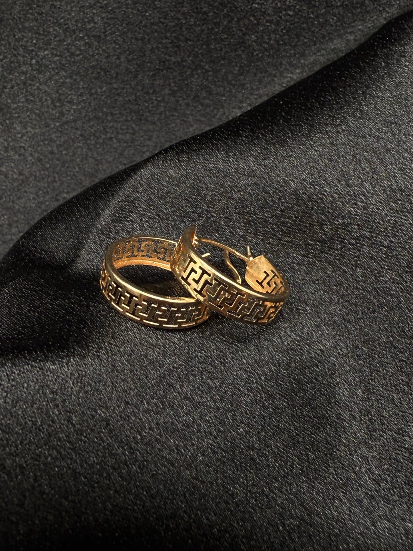 Golden Labyrinth Earrings