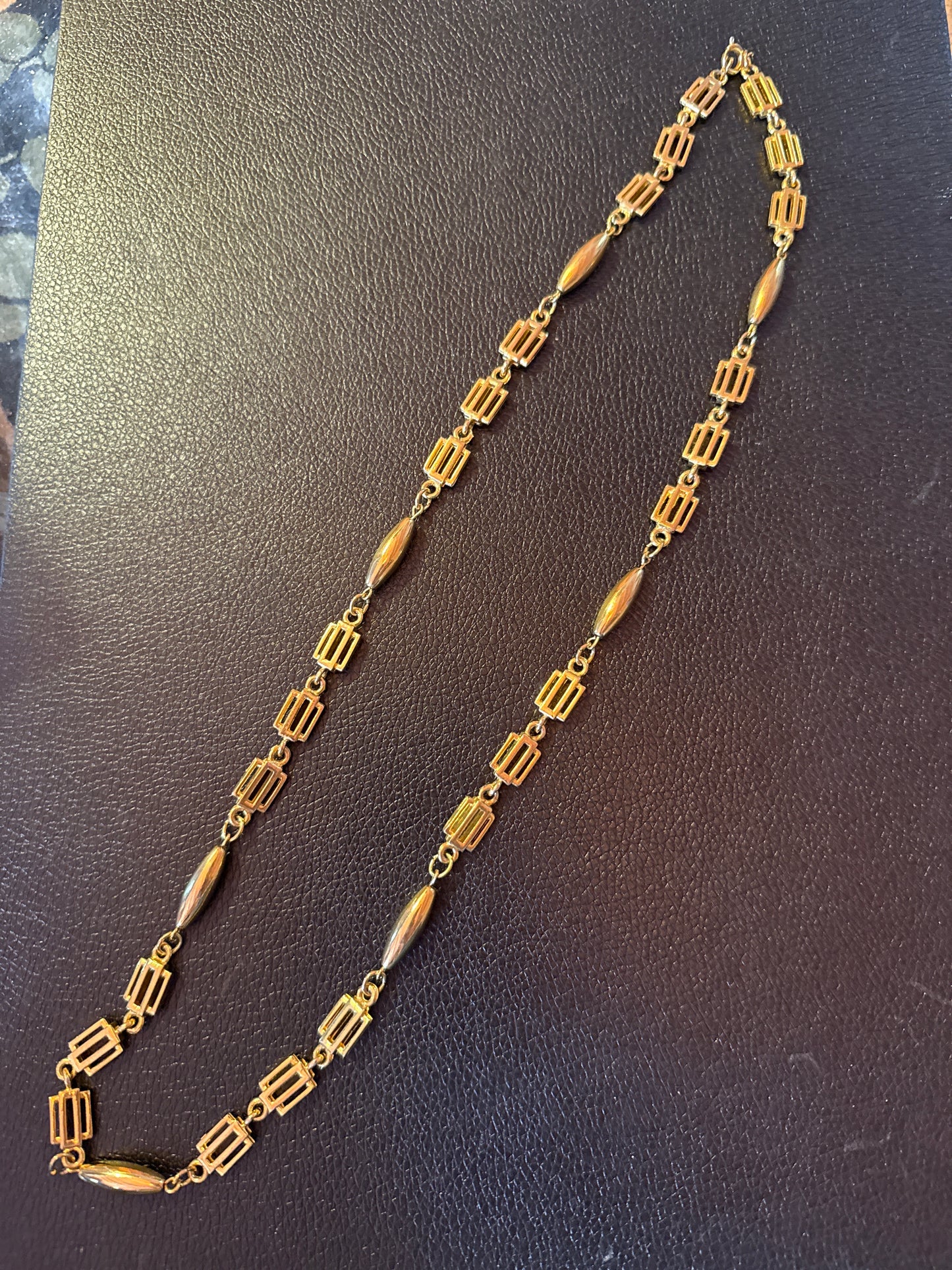 Golden Geometry Necklace