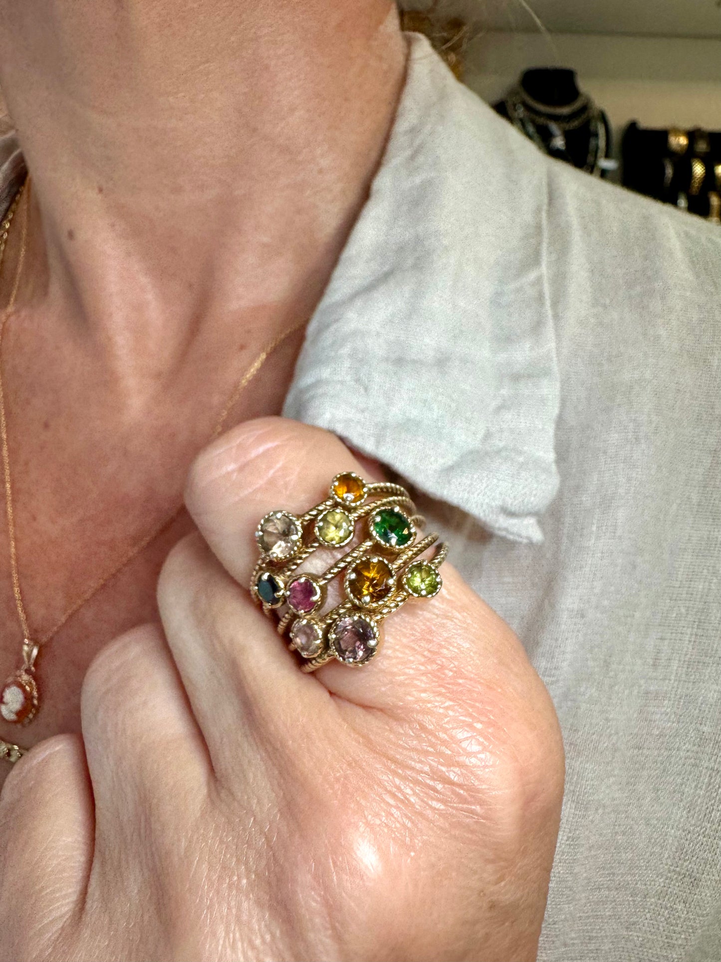 Jeweled Garden Ring