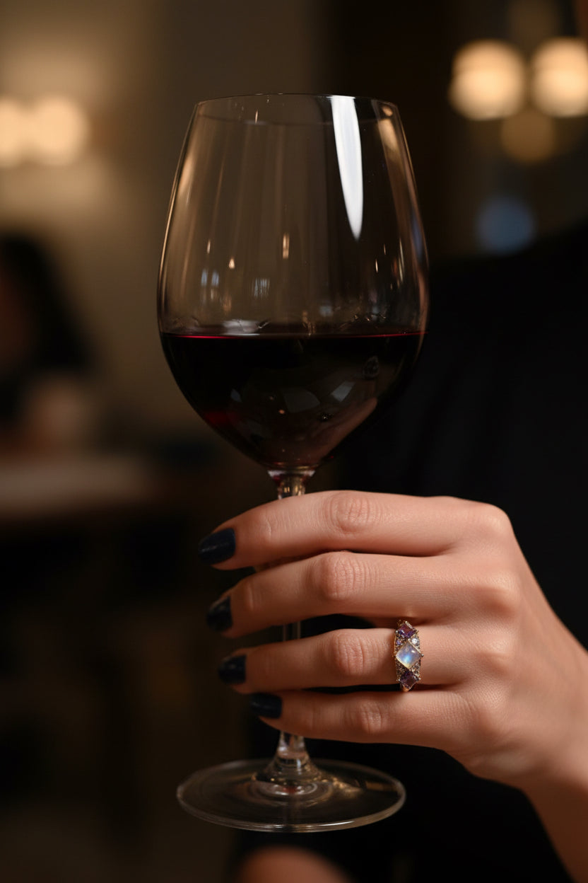 The Moonlit Crown Ring