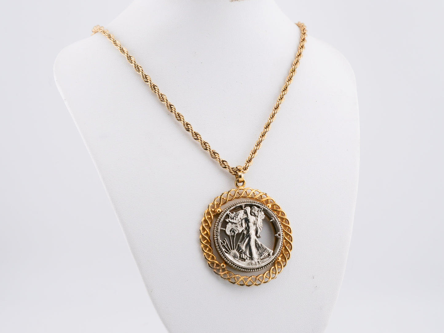 Floating Liberty Necklace