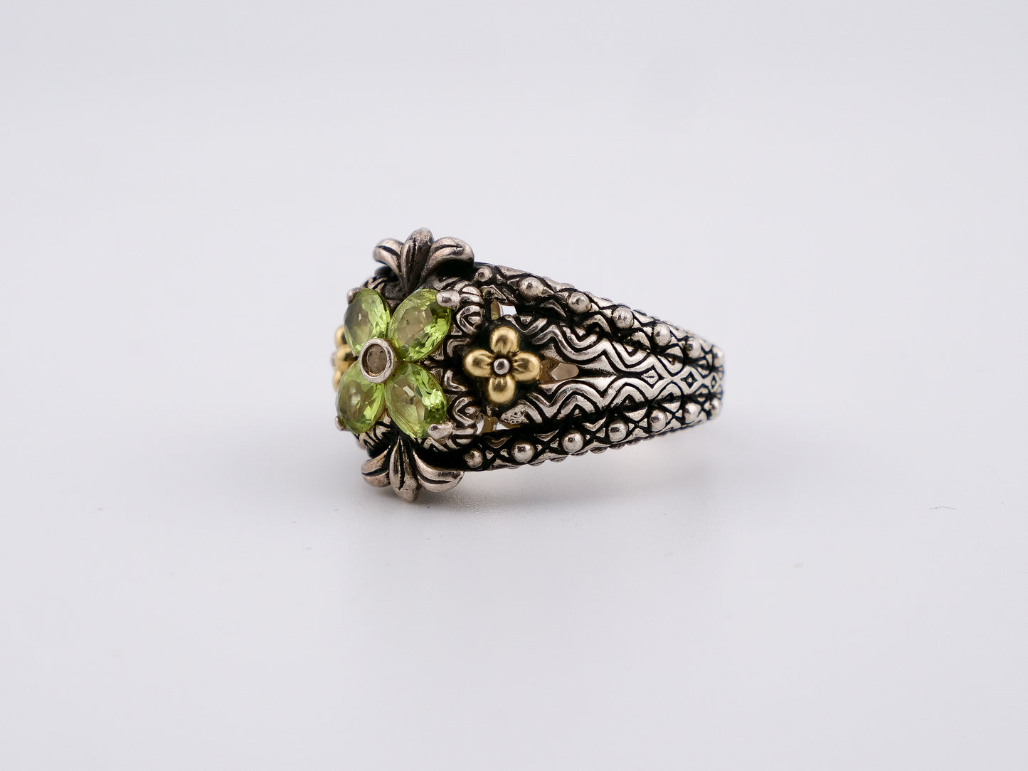 Green Lotus Ring