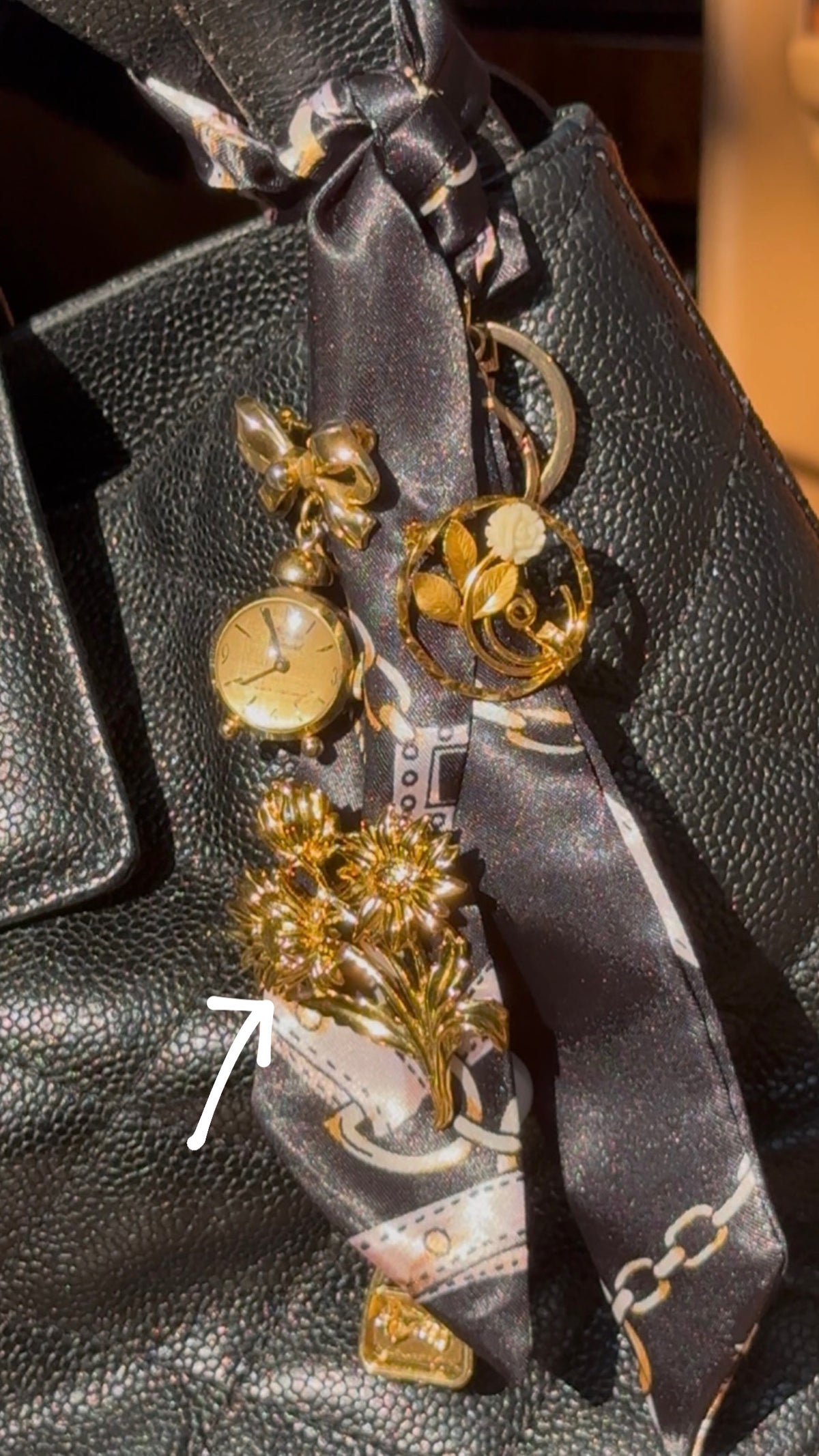Harvest Sun Bouquet Brooch, Vintage Avon