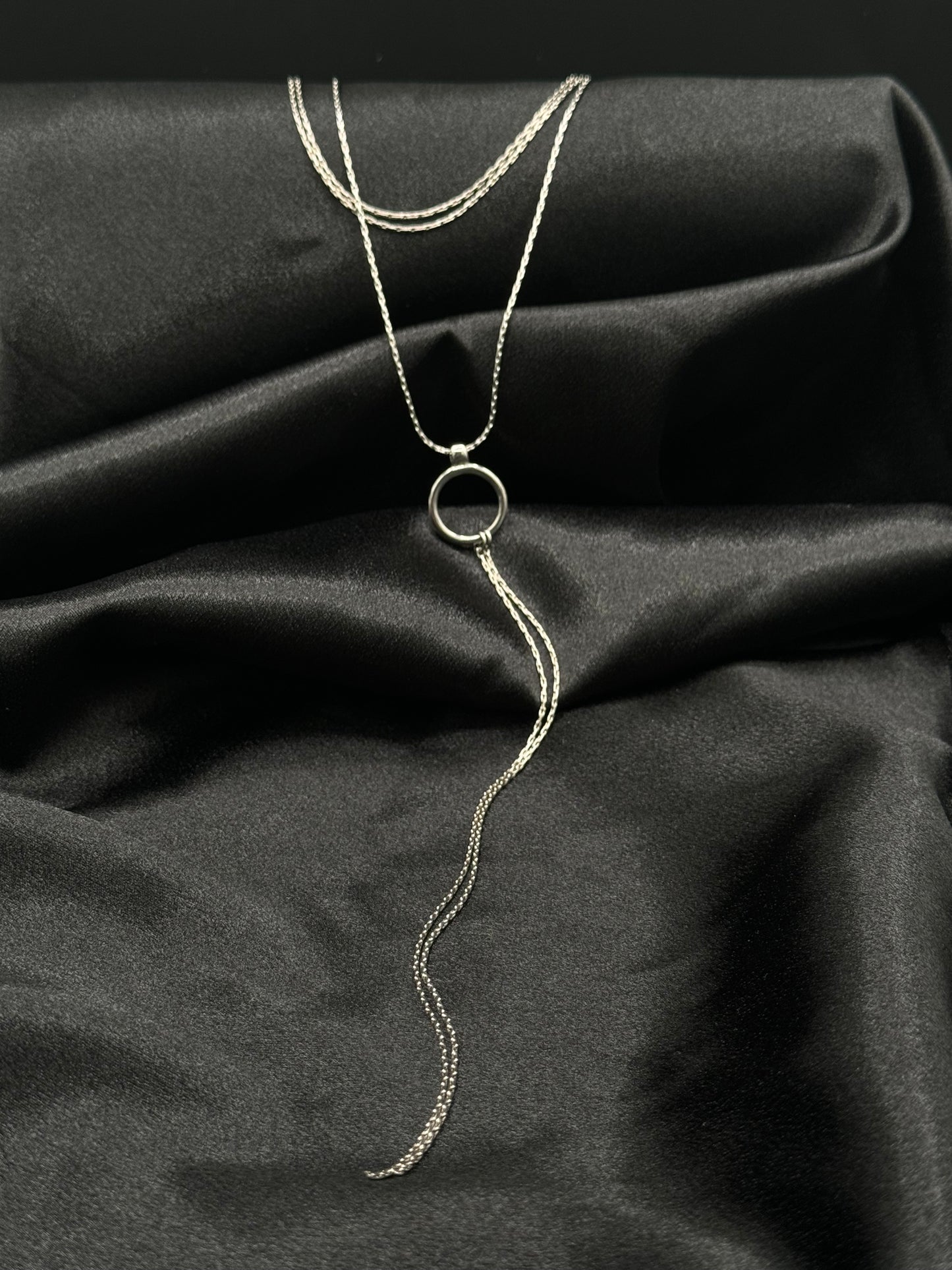 Silver Eclipse Necklace