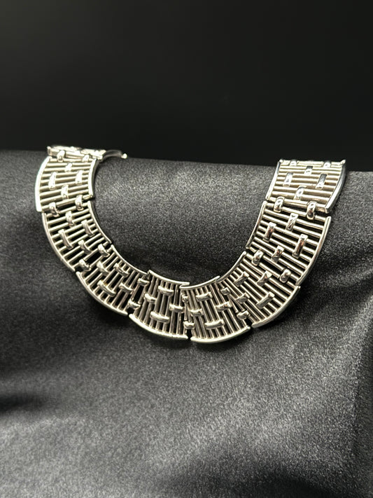 The Silver Citadel Necklace - Vintage Trifari