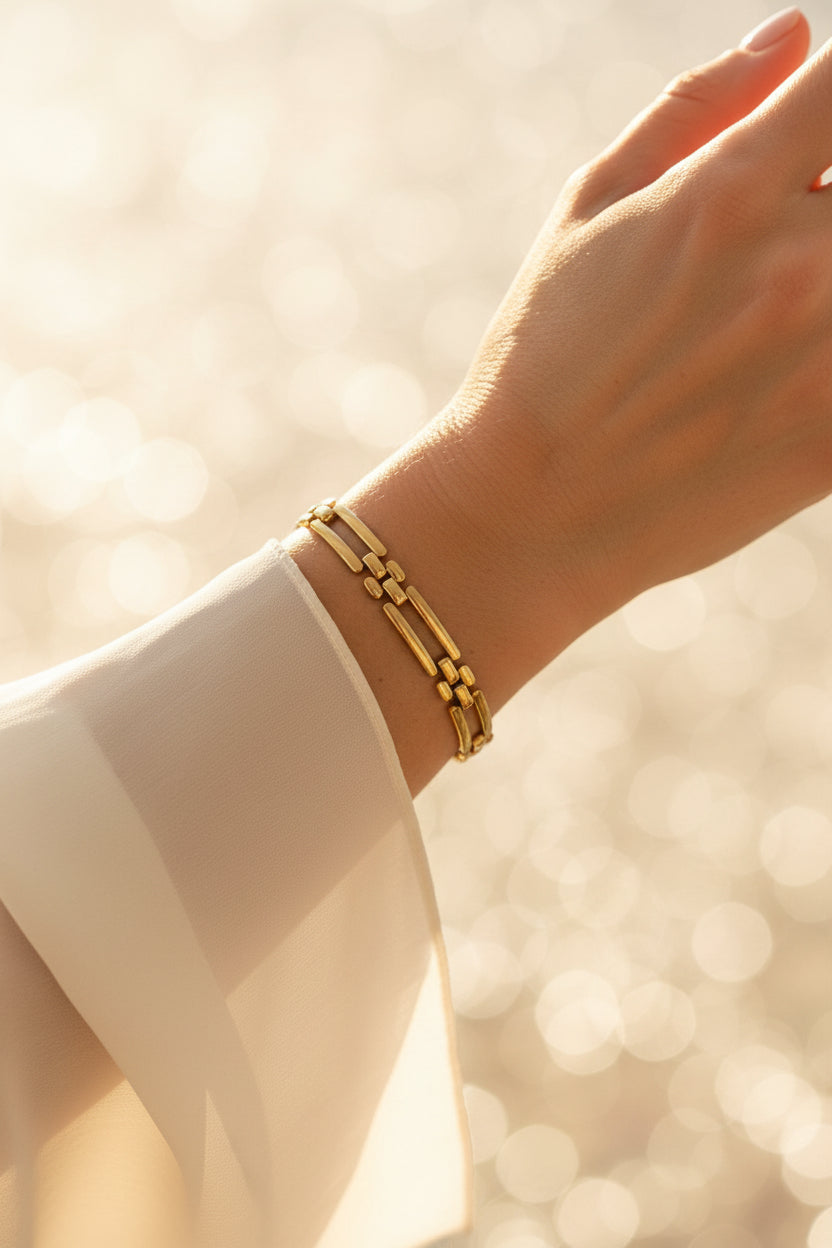 The Gilded Cartography Bracelet