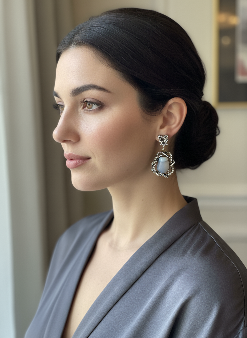 Daisy at Dusk Earrings