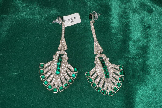 Green Goddess Ben-Amun Earrings