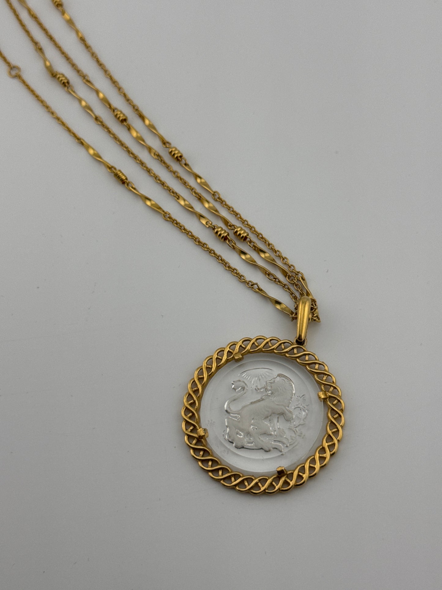 The Moon in Leo Necklace