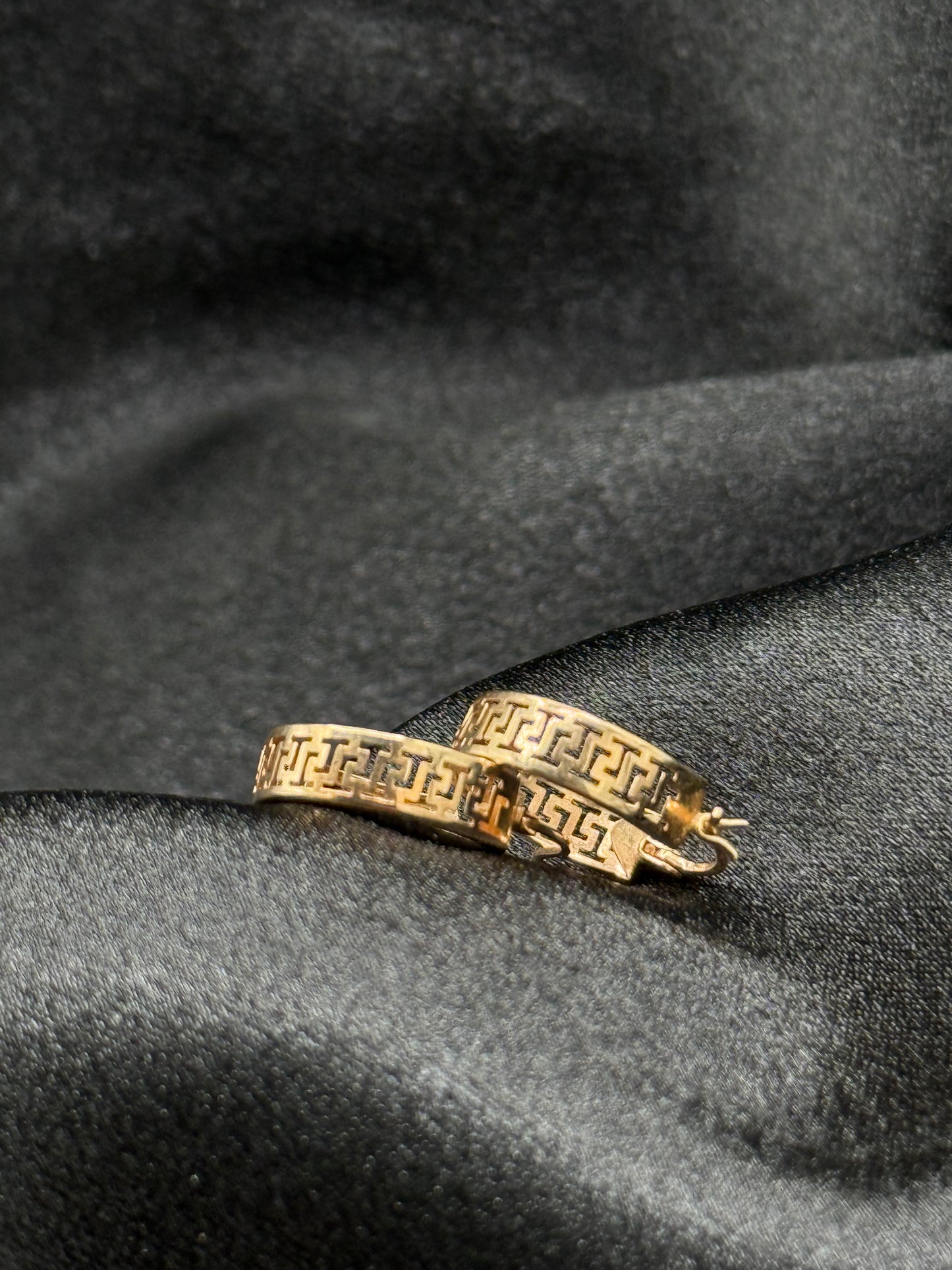 Golden Labyrinth Earrings