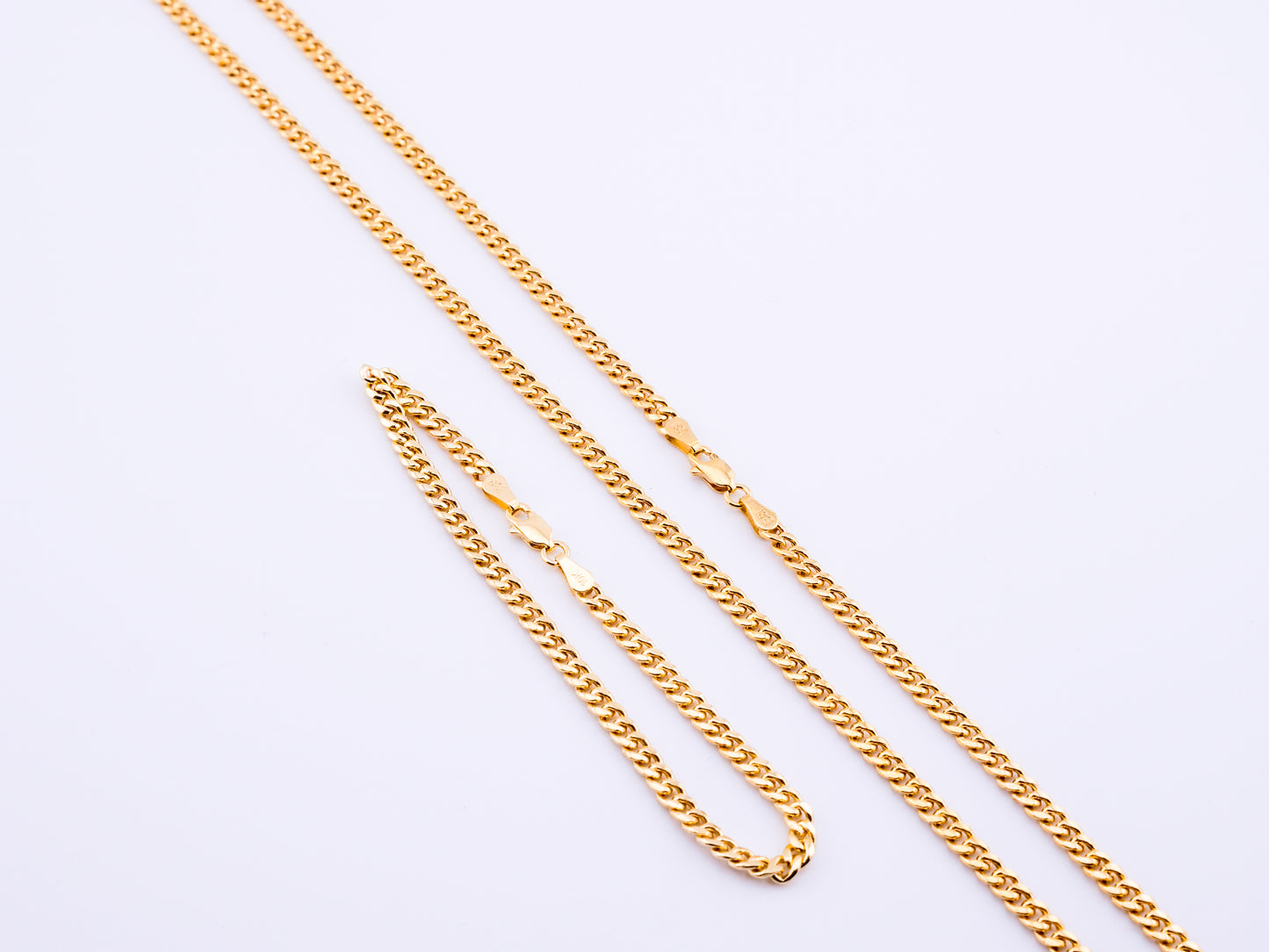 The Gold Standard Chain and Bracelet Set