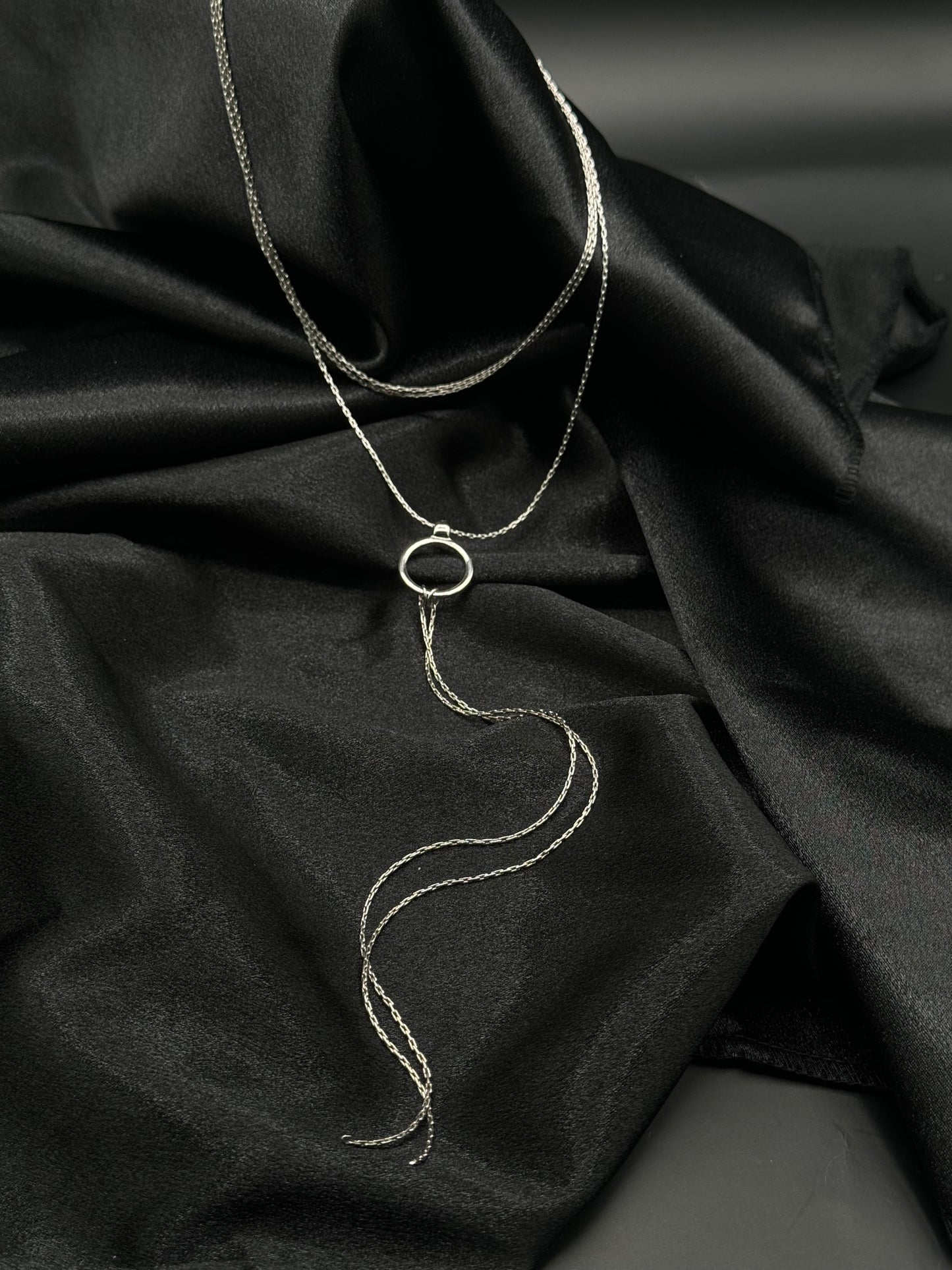 Silver Eclipse Necklace