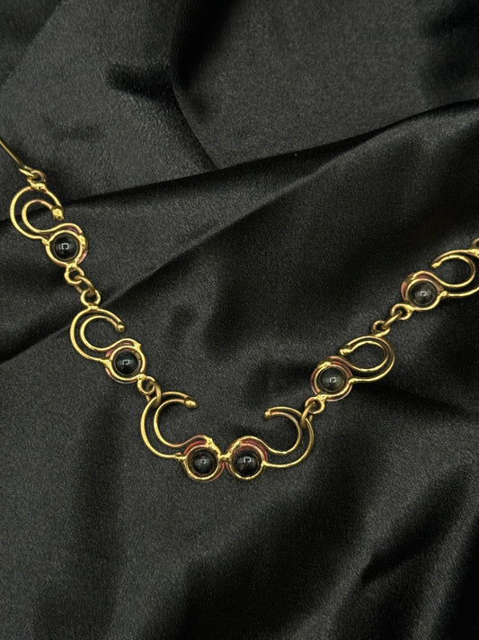 Eclipse Script Necklace