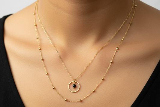 Orbita Nera Necklace