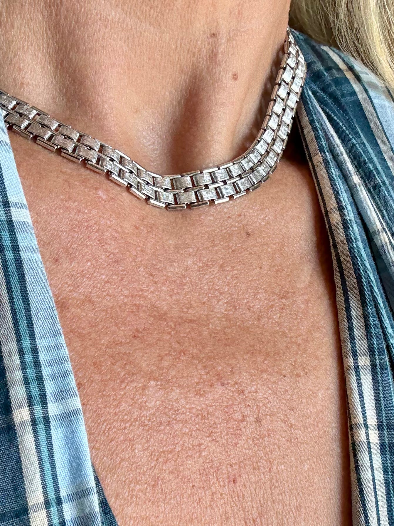 Napier Silver Current Necklace