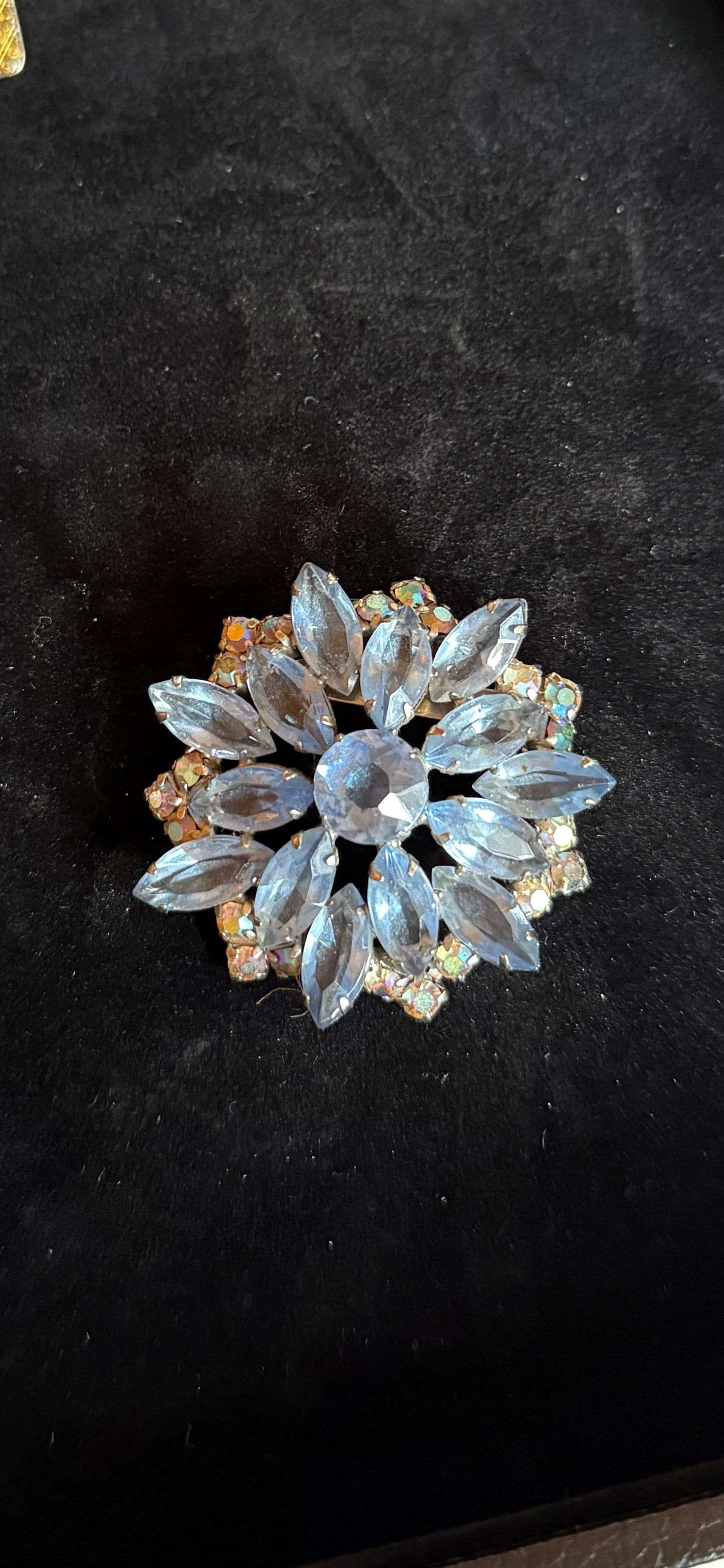 Blue Stars Brooch
