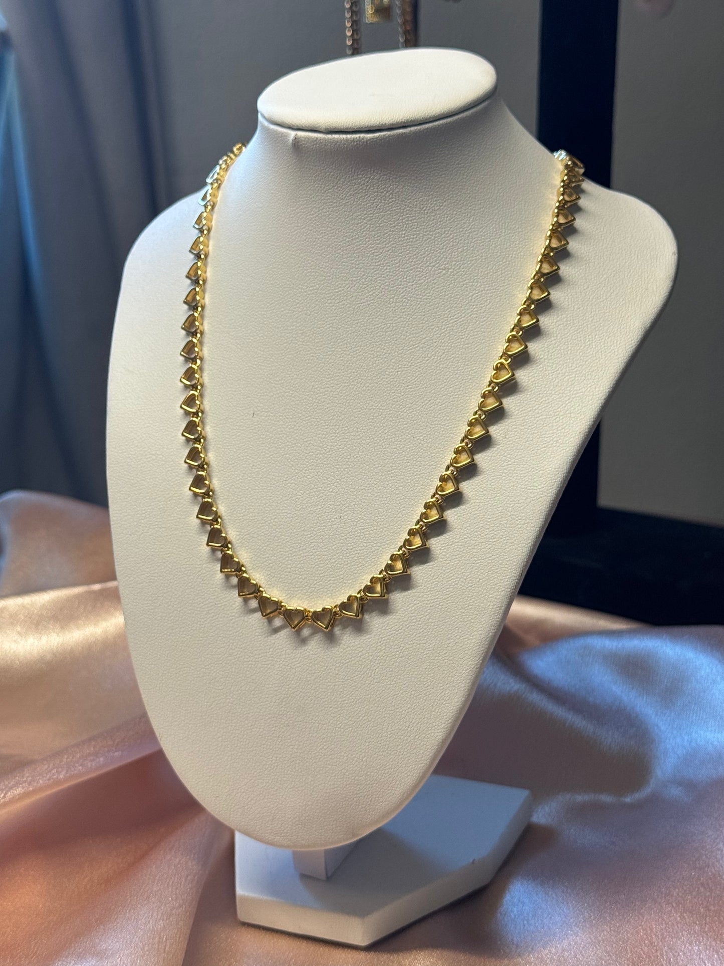 Chain of Hearts Necklace