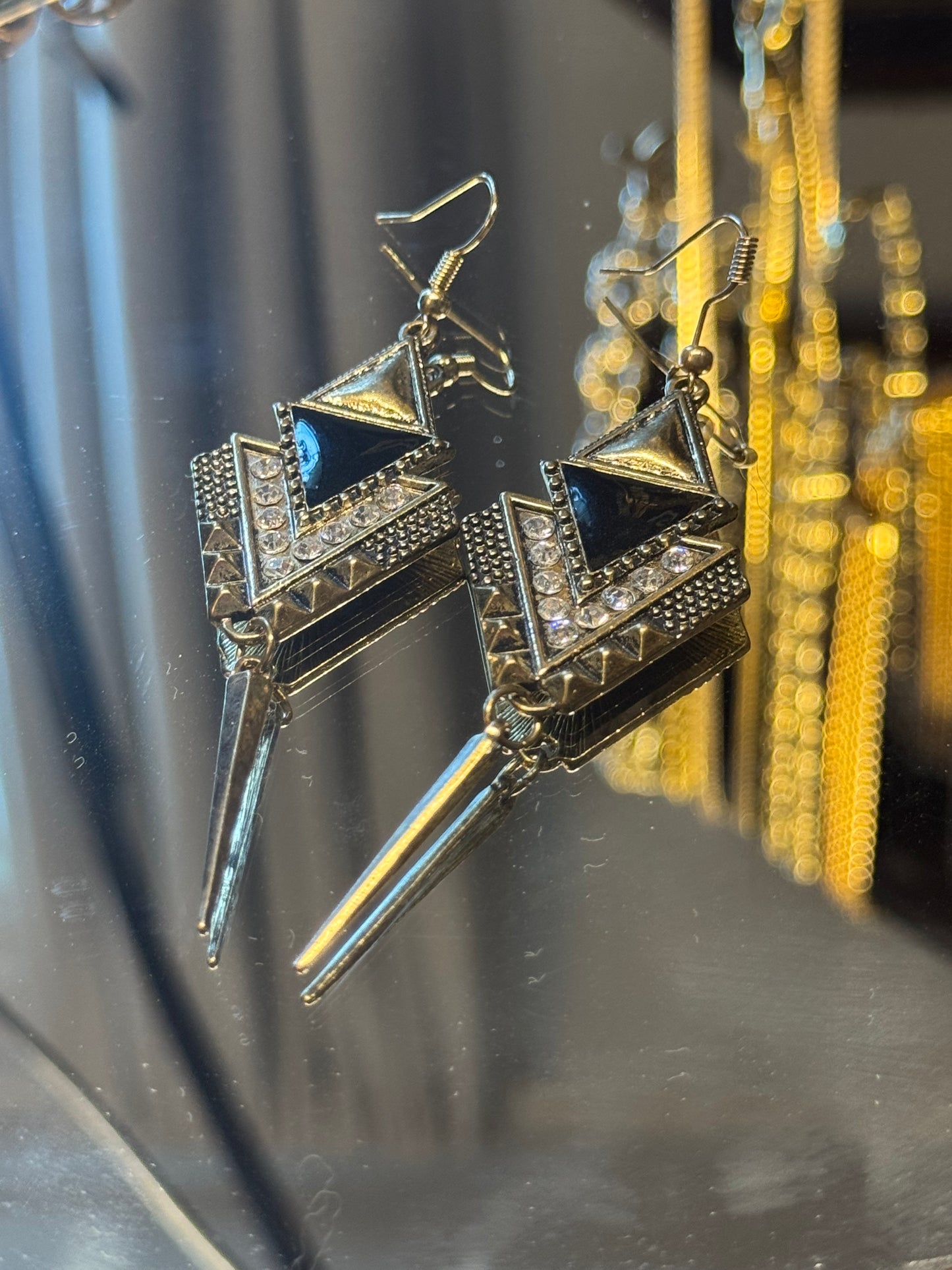 Midnight Arrows Earrings