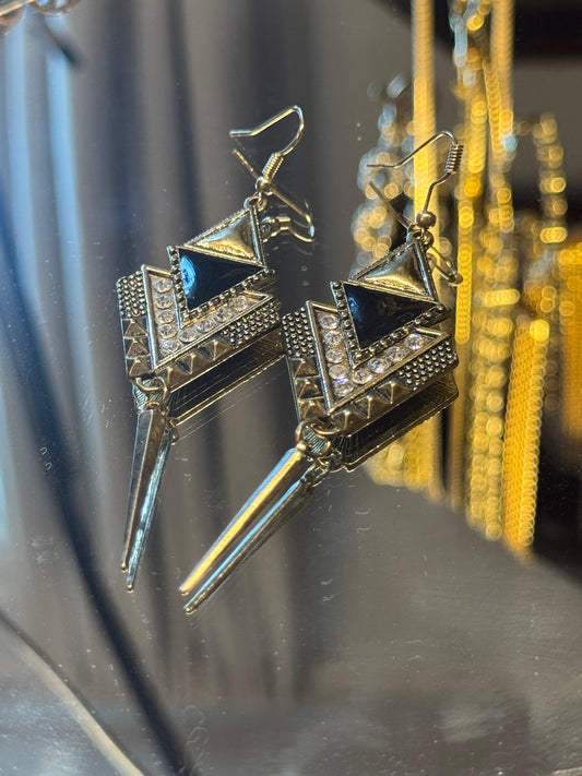 Midnight Arrows Earrings