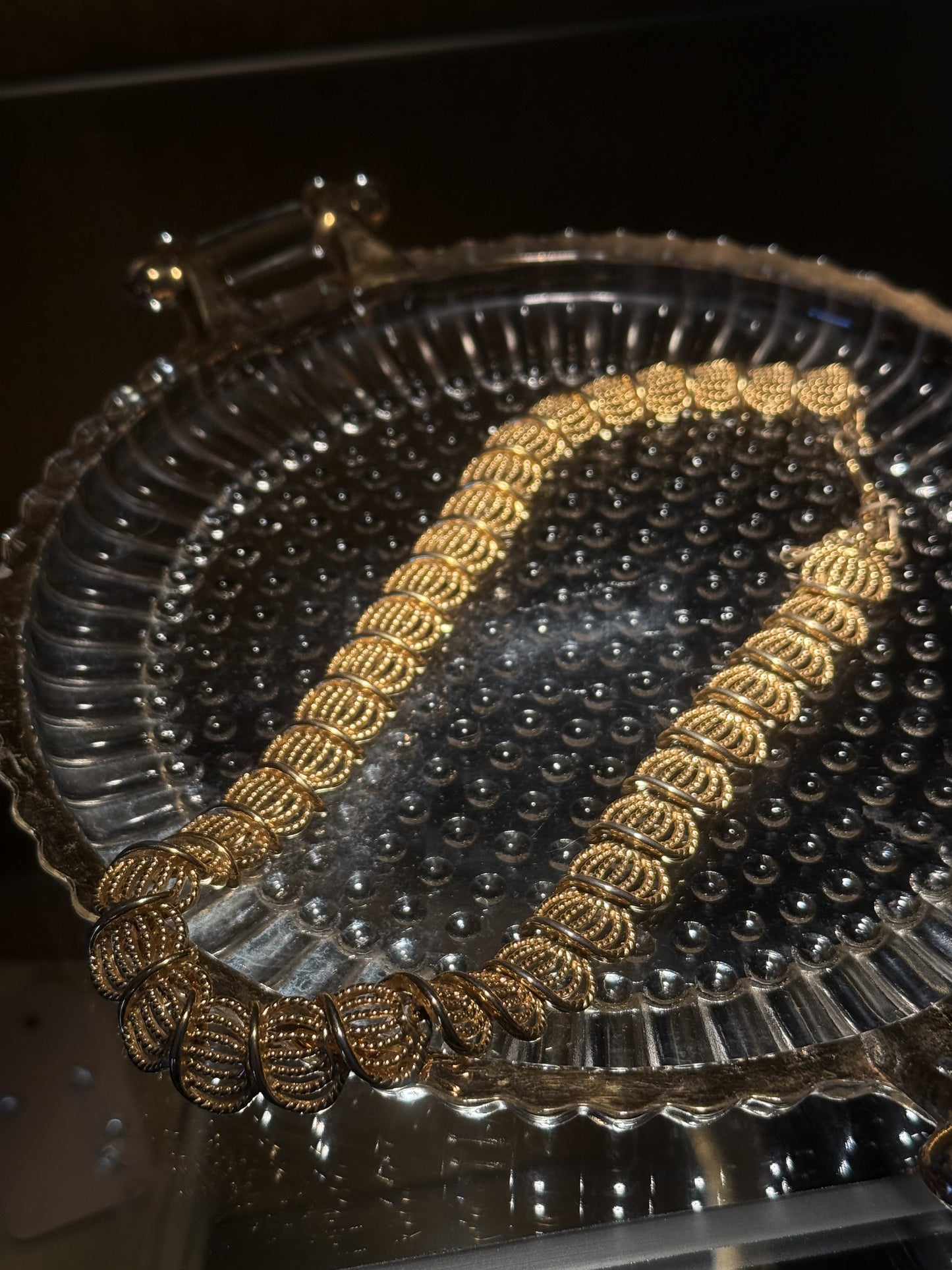 Velvet Armor Necklace and Bracelet Set - Vintage Napier