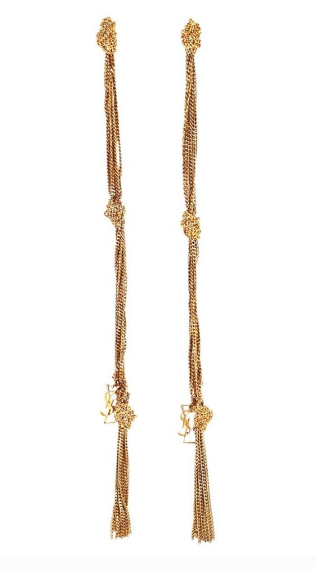 YSL Waterfall Earrings