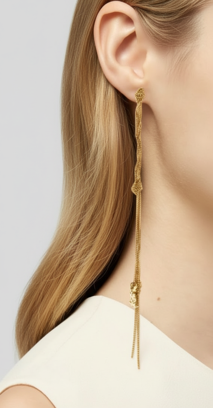 YSL Waterfall Earrings