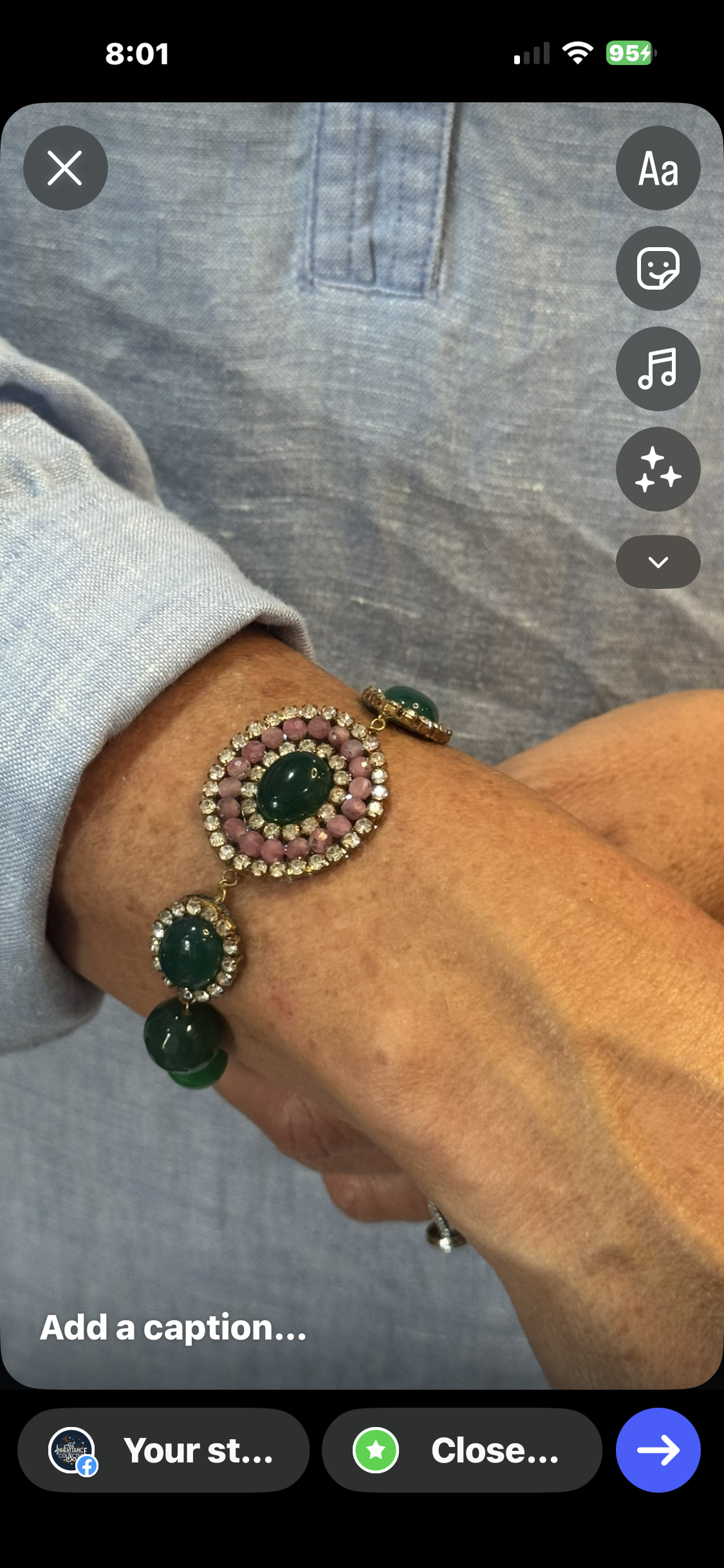 Gardens in Milan Bracelet