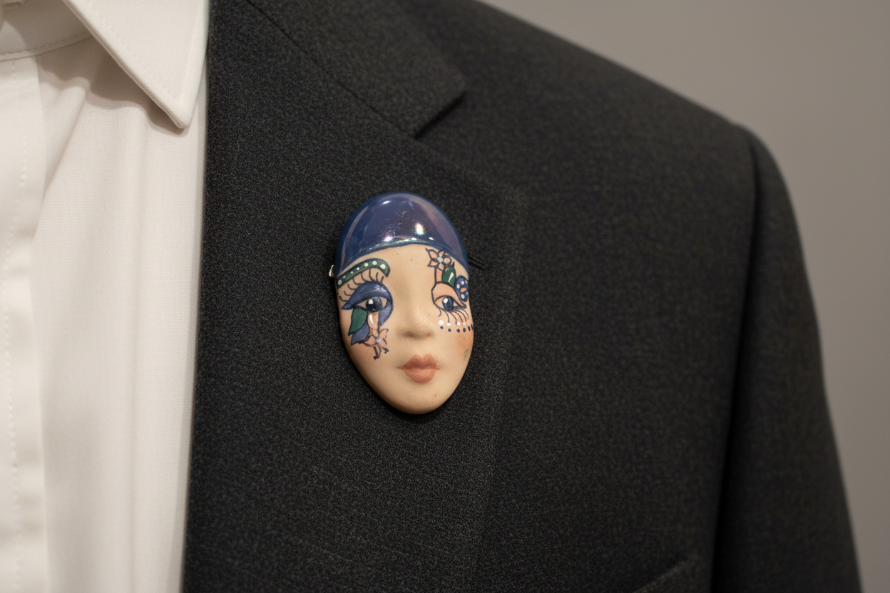 Watching Softly Brooch