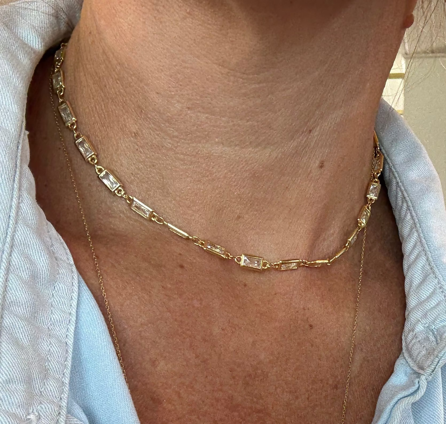 Starlight Line Necklace