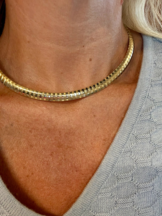 Golden Weave Necklace