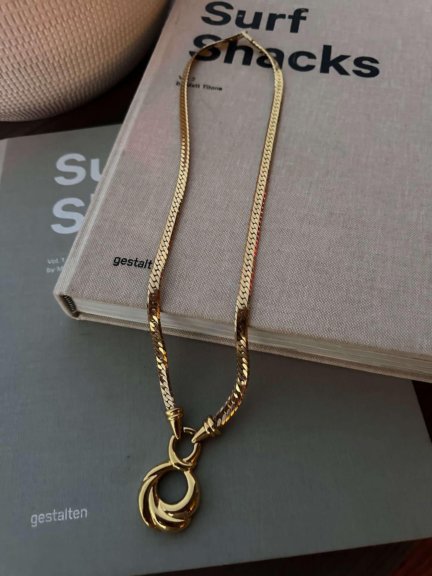Golden Orbit Necklace - Vintage Napier
