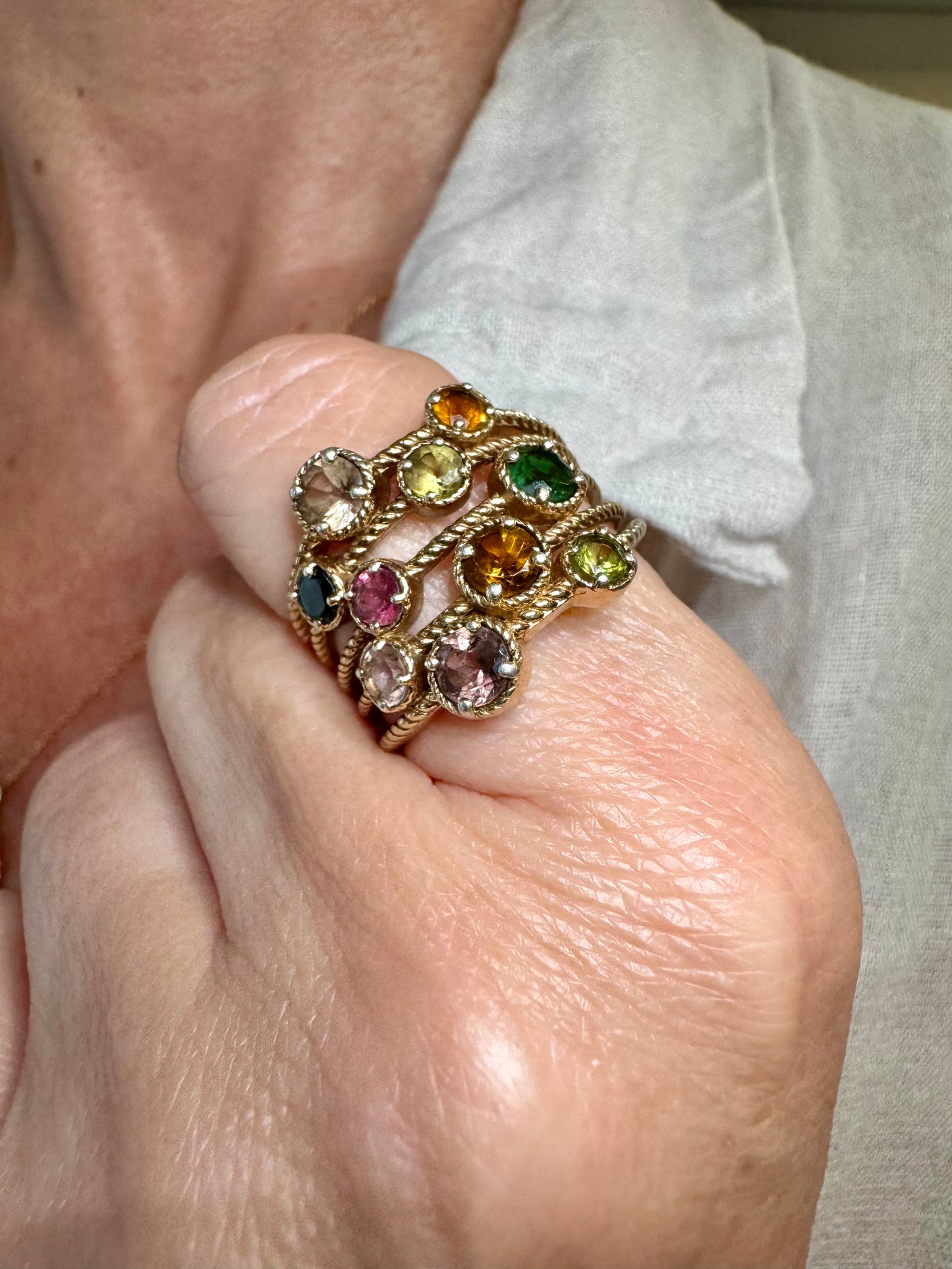 Jeweled Garden Ring