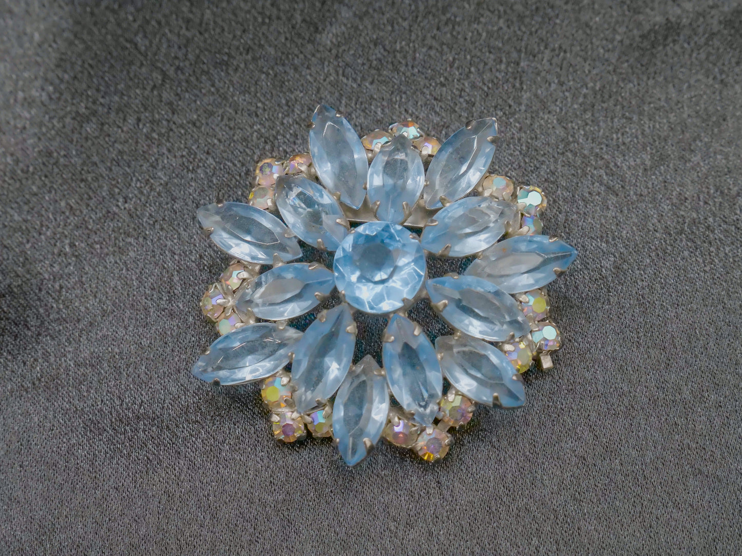 Blue Stars Brooch