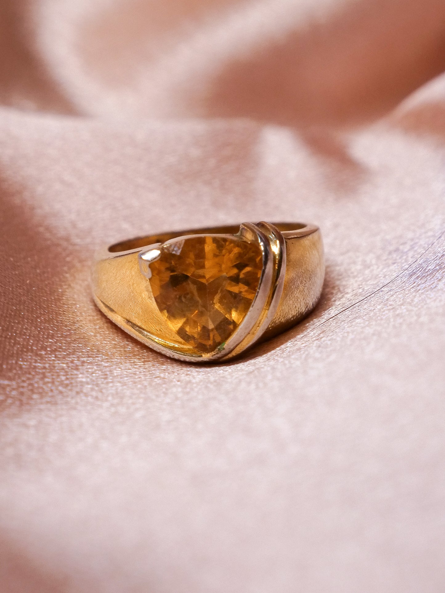 Golden Ember Ring