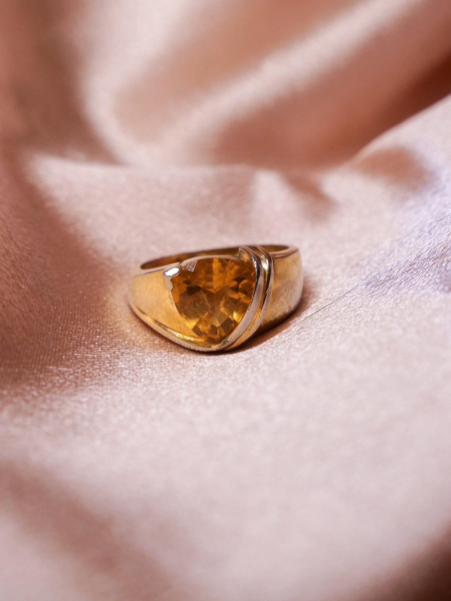 Golden Ember Ring