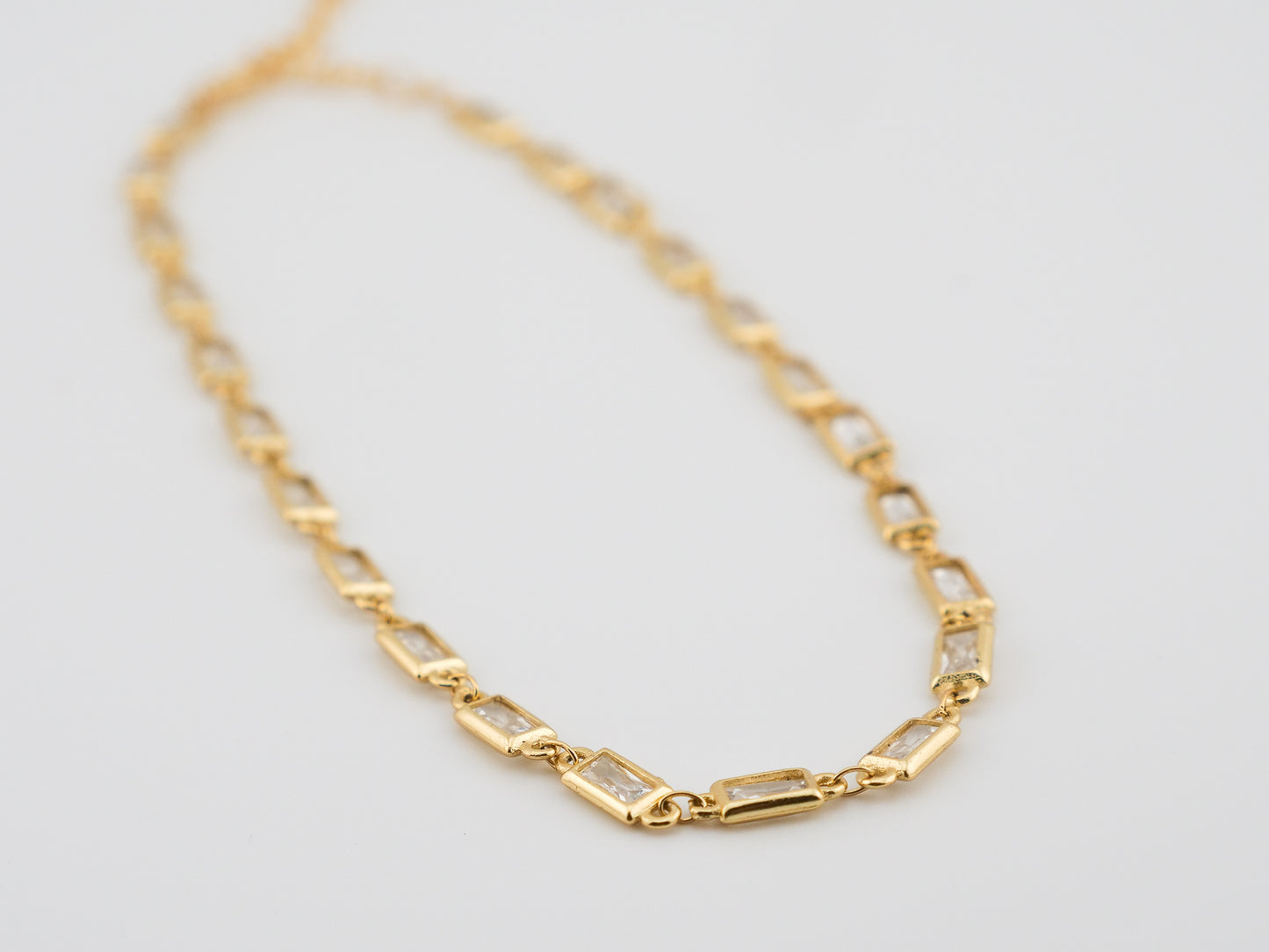 Gilded Prism Necklace
