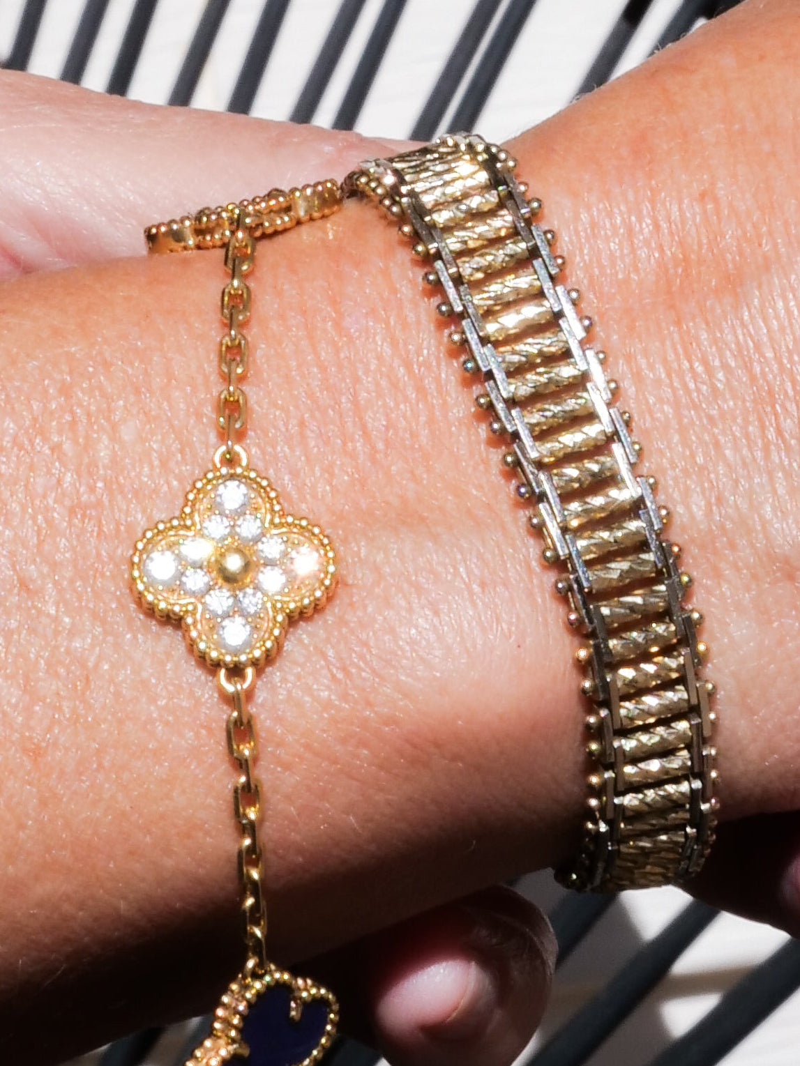 Golden Lattice Bracelet