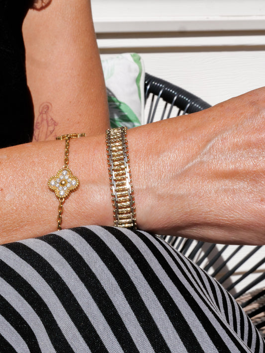 Golden Lattice Bracelet