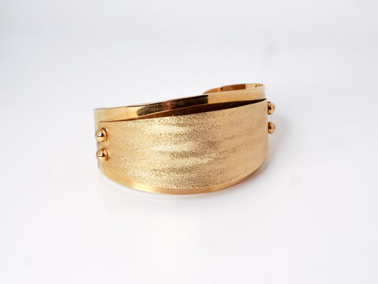 Golden Arc Cuff Bracelet #2