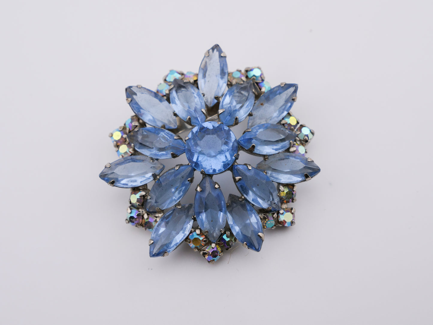 Blue Stars Brooch