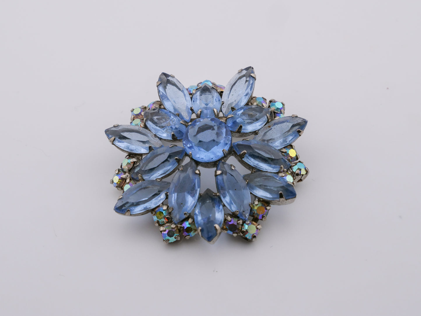 Blue Stars Brooch