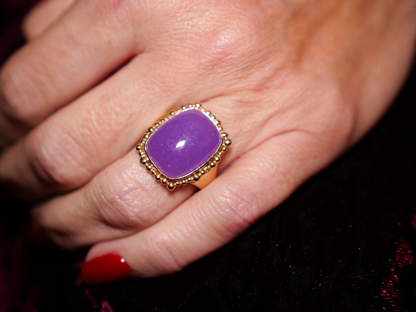 Violet Crown Ring