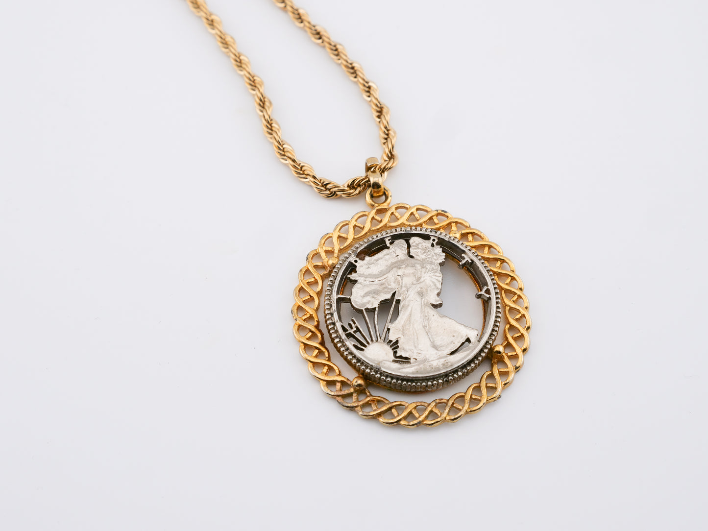 Floating Liberty Necklace